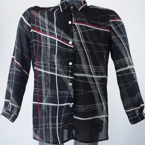 Worthington Sz 10 Women's Button Up Padded Shirt - Picture 2 of 7